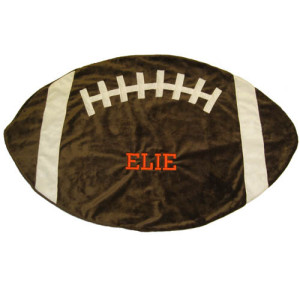 Football Blankets are a favorite gift for baby boy.